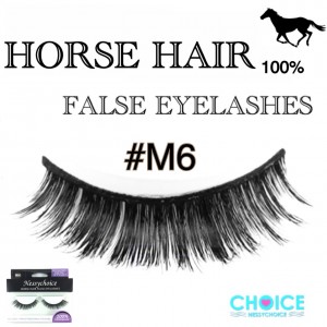 NESSYCHOICE HORSE HAIR FALSE EYELASHES NO. M6