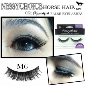 NESSYCHOICE HORSE HAIR FALSE EYELASHES NO. M7