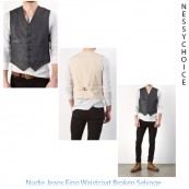 Nudie Jeans Eino Waistcoat Broken Selvage