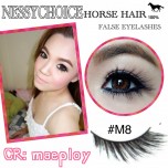 NESSYCHOICE HORSE HAIR FALSE EYELASHES NO. M8