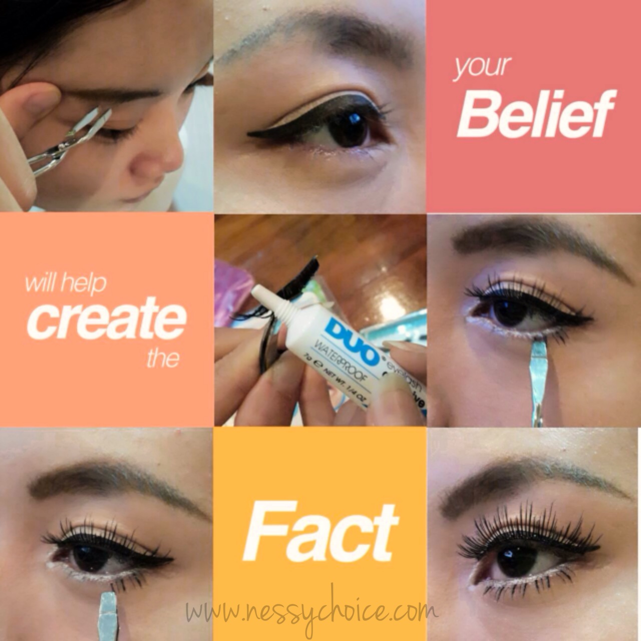 How to use Slant Tip choice False eyelashs tweezer